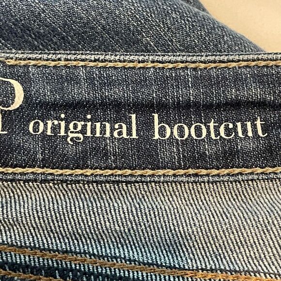 Loft Original Bootcut Jeans Blue Medium Wash Denim Low-Rise 5 Pocket 00P - Picture 7 of 9